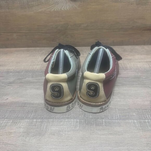 Eagle Classic Plus Rental Style Bowling Burgundy/Gray Shoes Men's Size 9 - Picture 3 of 6